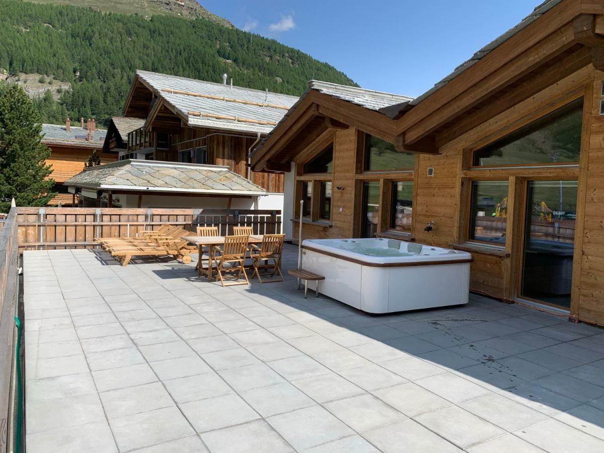 Palace Luxury Wellness Apartment And Boutique Hotel Ski-In-Out Saas Fee Dış mekan fotoğraf